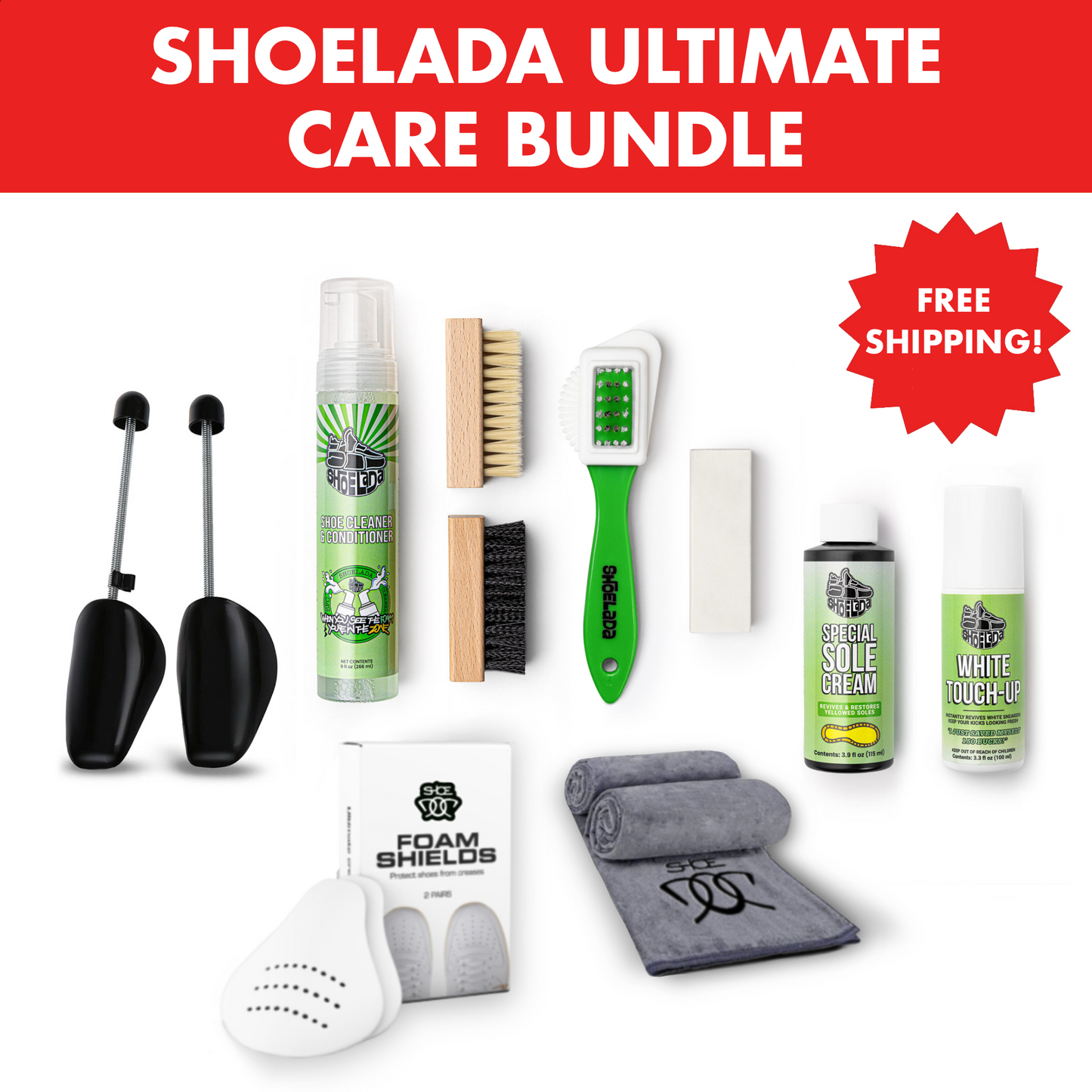 SHOELADA ULTIMATE CARE BUNDLE - The Shoelada