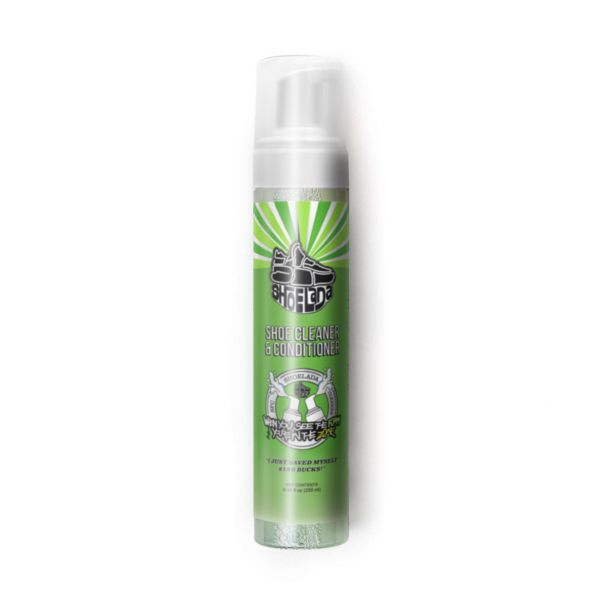 SHOELADA FOAM CLEANER AND CONDITIONER BOTTLE – The Shoelada