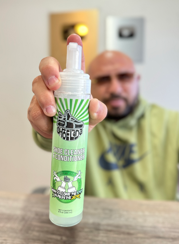 The Shoe Doc Miguel with Shoelada Shoe Cleaner