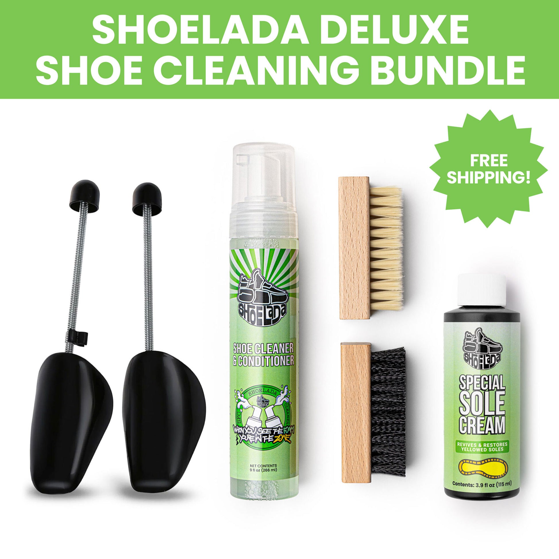 SHOELADA DELUXE SHOE CLEANING BUNDLE – The Shoelada