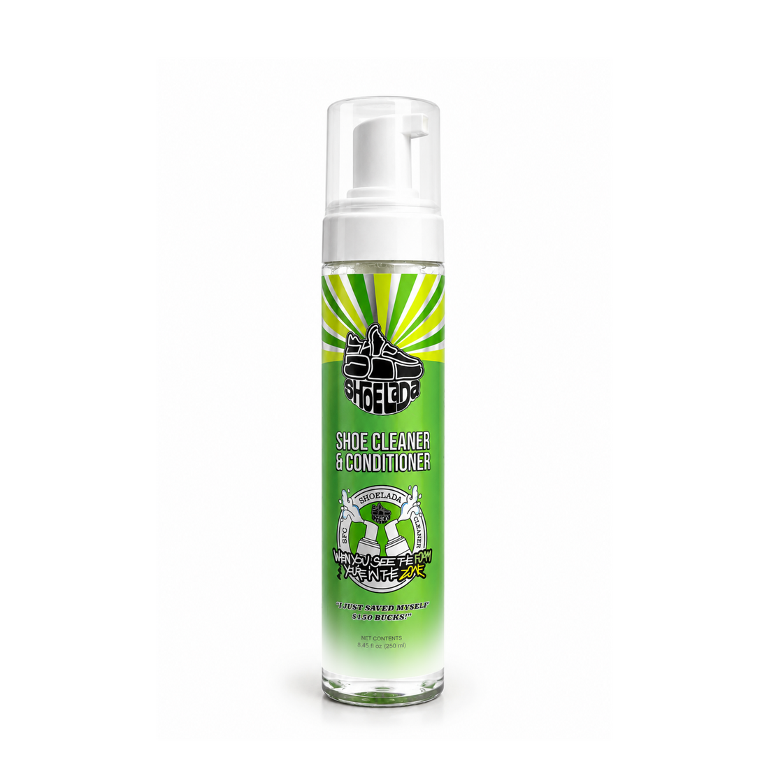 SHOELADA FOAM CLEANER AND CONDITIONER BOTTLE - The Shoelada