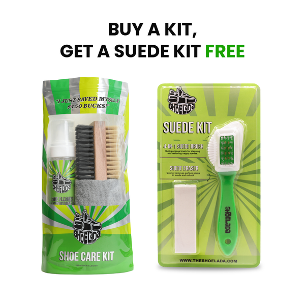 SHOELADA BOGO DEAL — FREE SUEDE KIT